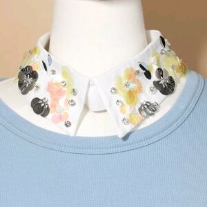 3d embroidered collar
